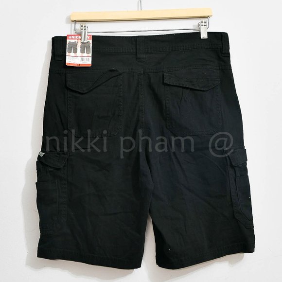 NWT Unionbay Men's Cargo Short in  black - Picture 3 of 4